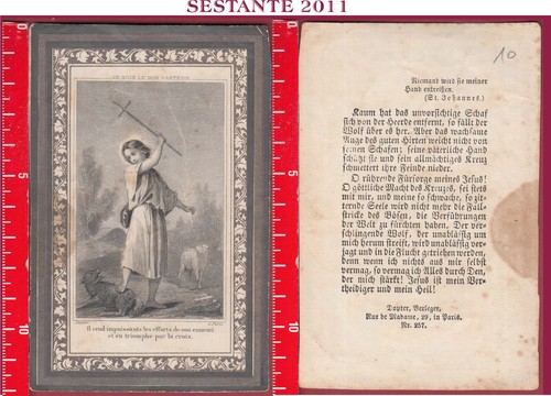 A123 santino holy card suis - je,